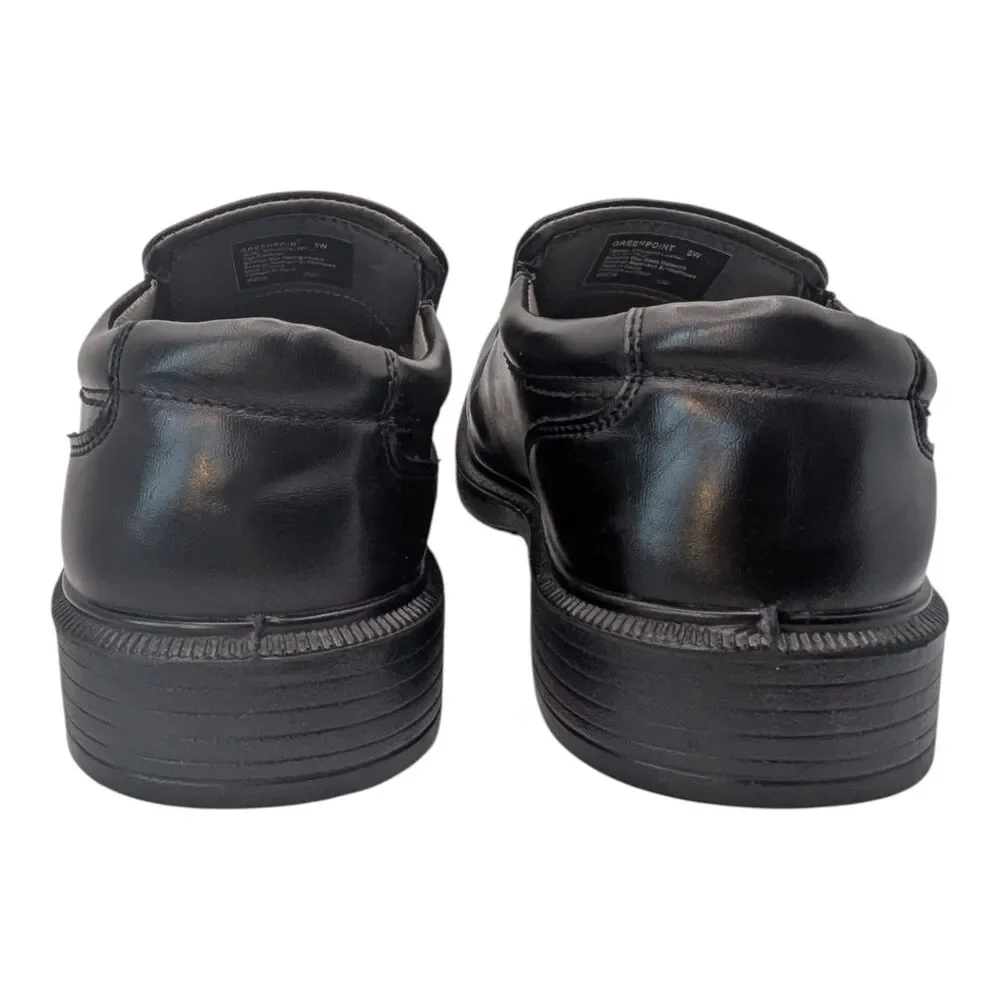 Deer Stags Greenpoint Black Mens 8W Classic Casual Comfort Shoe Loafer Career